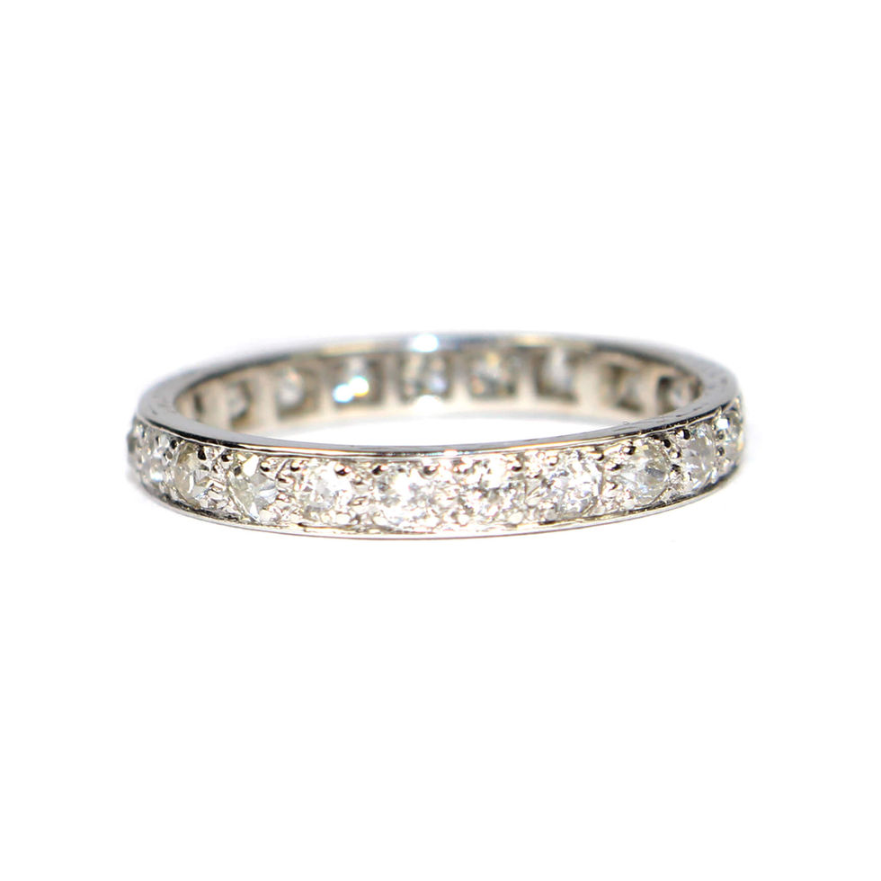 Art Deco Diamond Eternity Rings