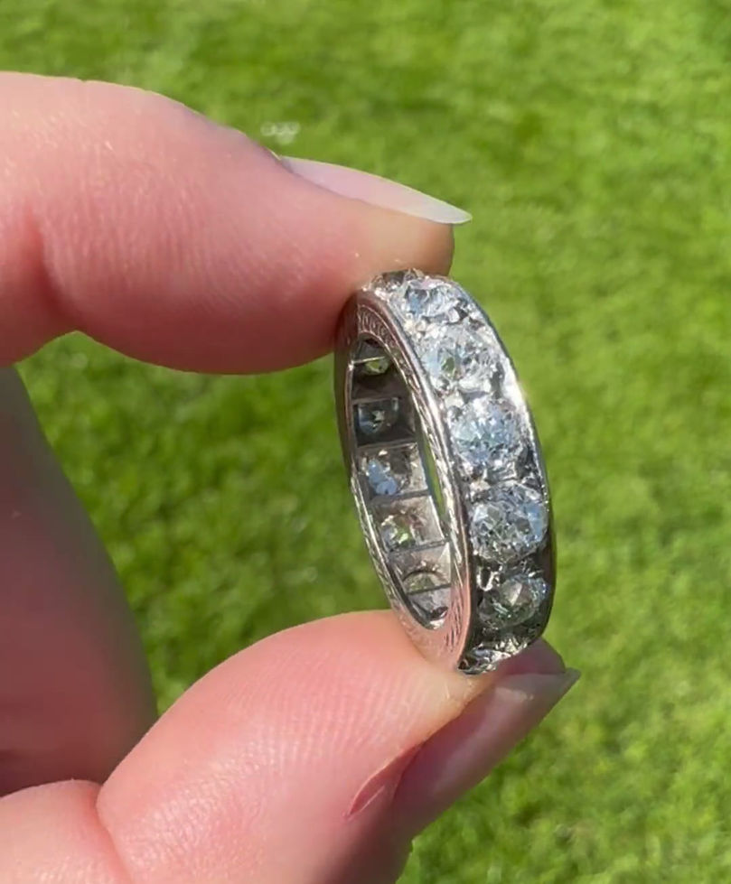 Art Deco Diamond Eternity Ring Shropshire