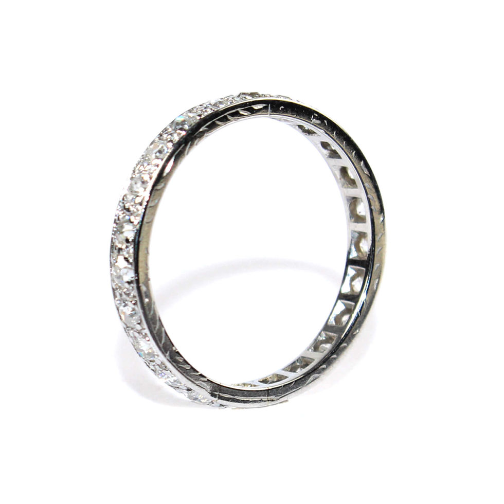 Art Deco Diamond Eternity Ring size 7