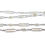 Thumbnail: Art Deco Seed Pearl Fancy link Chain c.1930