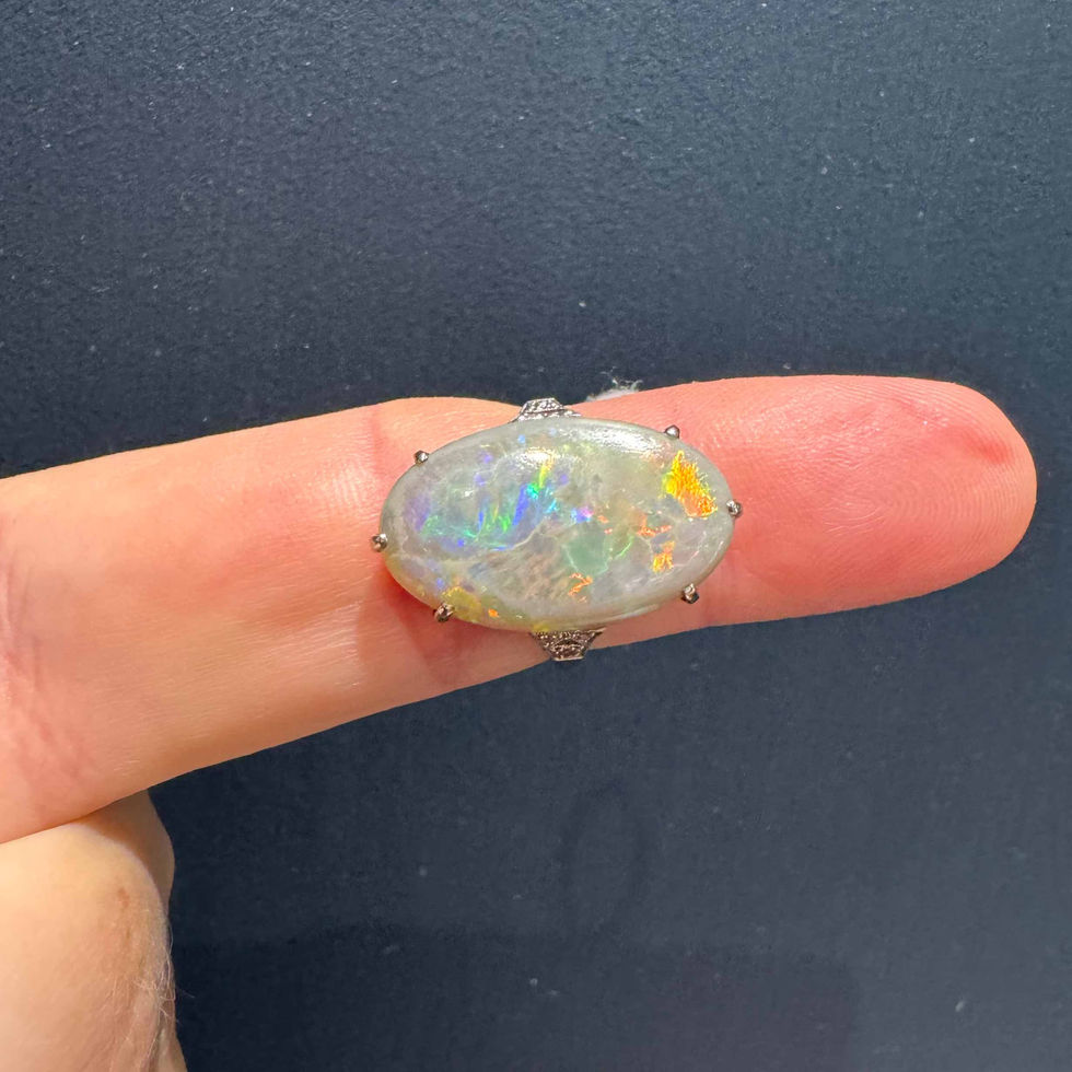 Art Deco Opal Ring