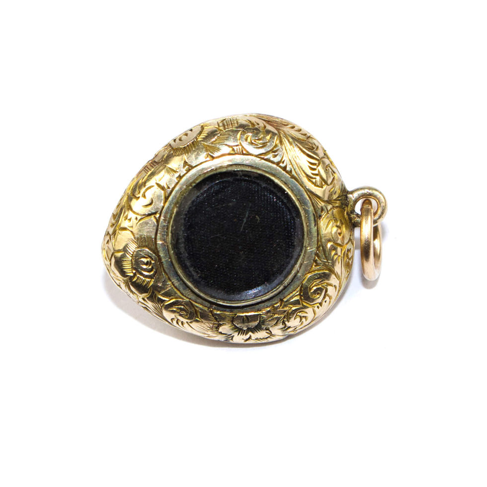 Antique Gold Heart Locket