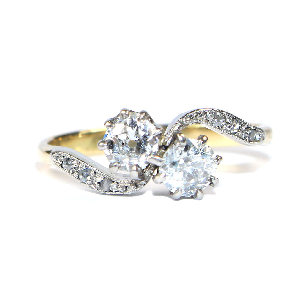 Art Deco Diamond Engagement Ring