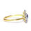 Thumbnail: Sapphire and Diamond Halo Ring