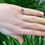 Thumbnail: Vintage Pink Sapphire and Diamond Ring