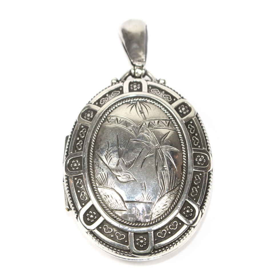 Victorian Silver Locket UK