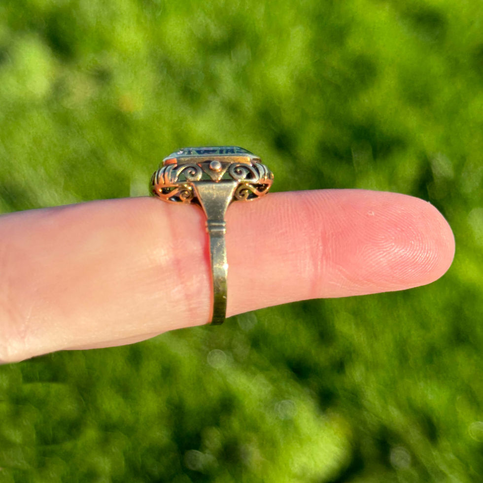 Vintage Aquamarine Ring