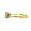 Thumbnail: Antique Emerald & Diamond 3 Stone Ring