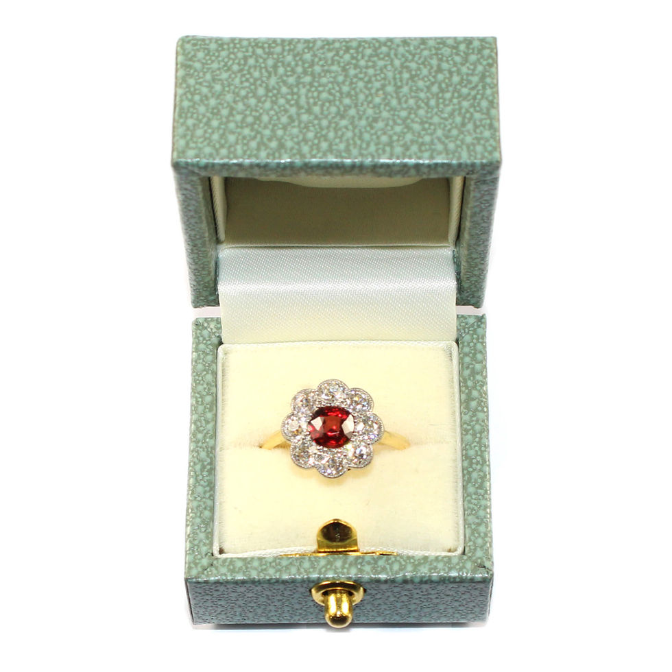 Art Deco Spinel jewellery Shropshire