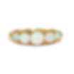Victorian Opal 5 Stone Ring circa 1900