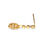 Thumbnail: vintage old cut diamond cluster earrings