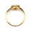 Thumbnail: antique victorian diamond and pearl cluster ring