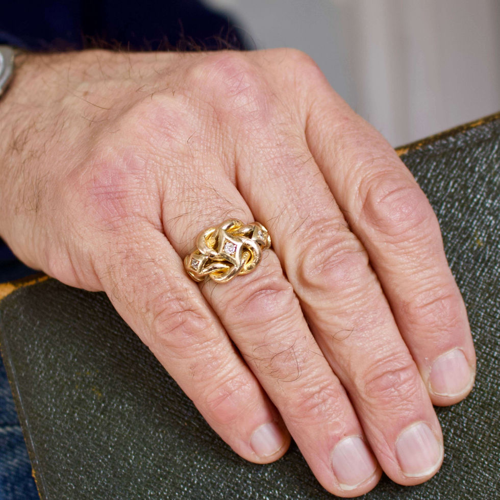 Mens Antique Engagement Ring