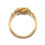 Thumbnail: Antique Gold Double Knot Ring UK