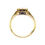 Thumbnail: Secondhand Square Sapphire & Diamond Engagement Ring