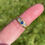 Thumbnail: Victorian Sapphire & Diamond Band Ring c.1890