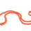 Thumbnail: Victorian Graduated Coral Bead Necklace c.1900