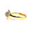 Thumbnail: Edwardian Diamond Swirl Ring; French c.1920