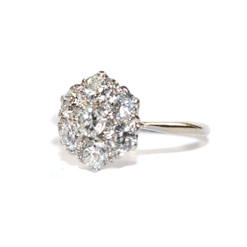 Art Deco Diamond Engagement Ring