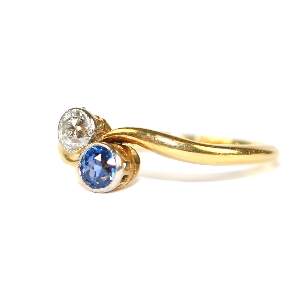 Edwardian Toi et Moi Ring