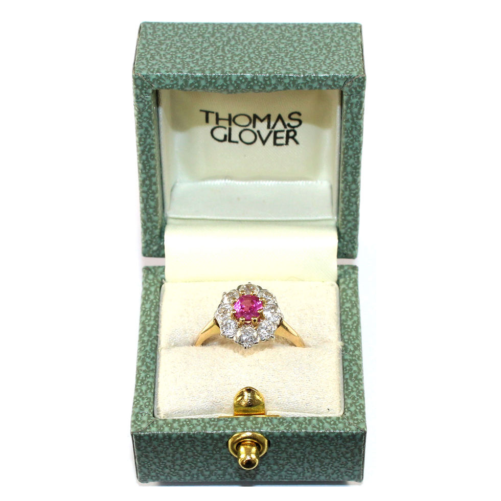 antique Pink Sapphire Ring UK