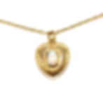 Victorian Opal Heart Locket