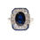 Thumbnail: Art Deco sapphire & diamond ring