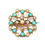 Thumbnail: Victorian Turquoise & Diamond Brooch