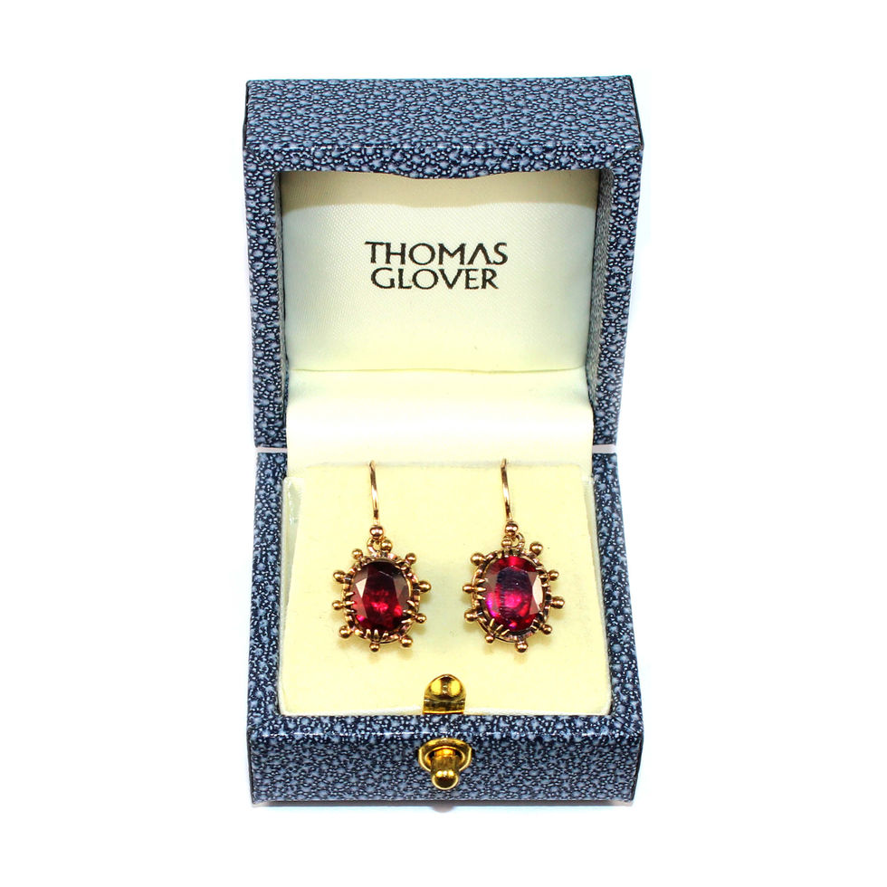 Victorian Garnet Earrings