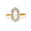 Thumbnail: antique opal and diamond ring UK