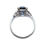 Thumbnail: Art Deco Sapphire & Diamond Ring UK