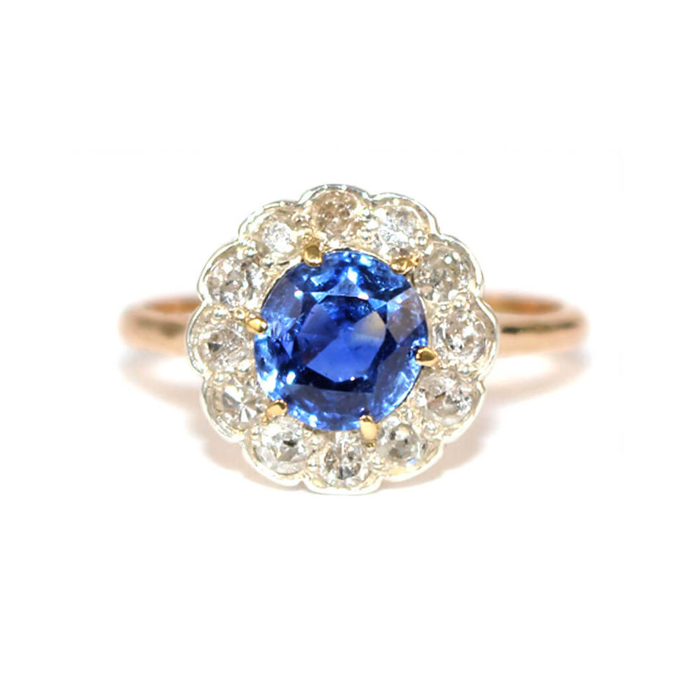 Edwardian Sapphire Ring Shrewsbury Jeweller