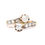 Thumbnail: Antique diamond toi et moi ring