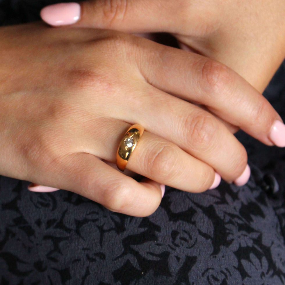 Antique Diamond Solitaire Ring