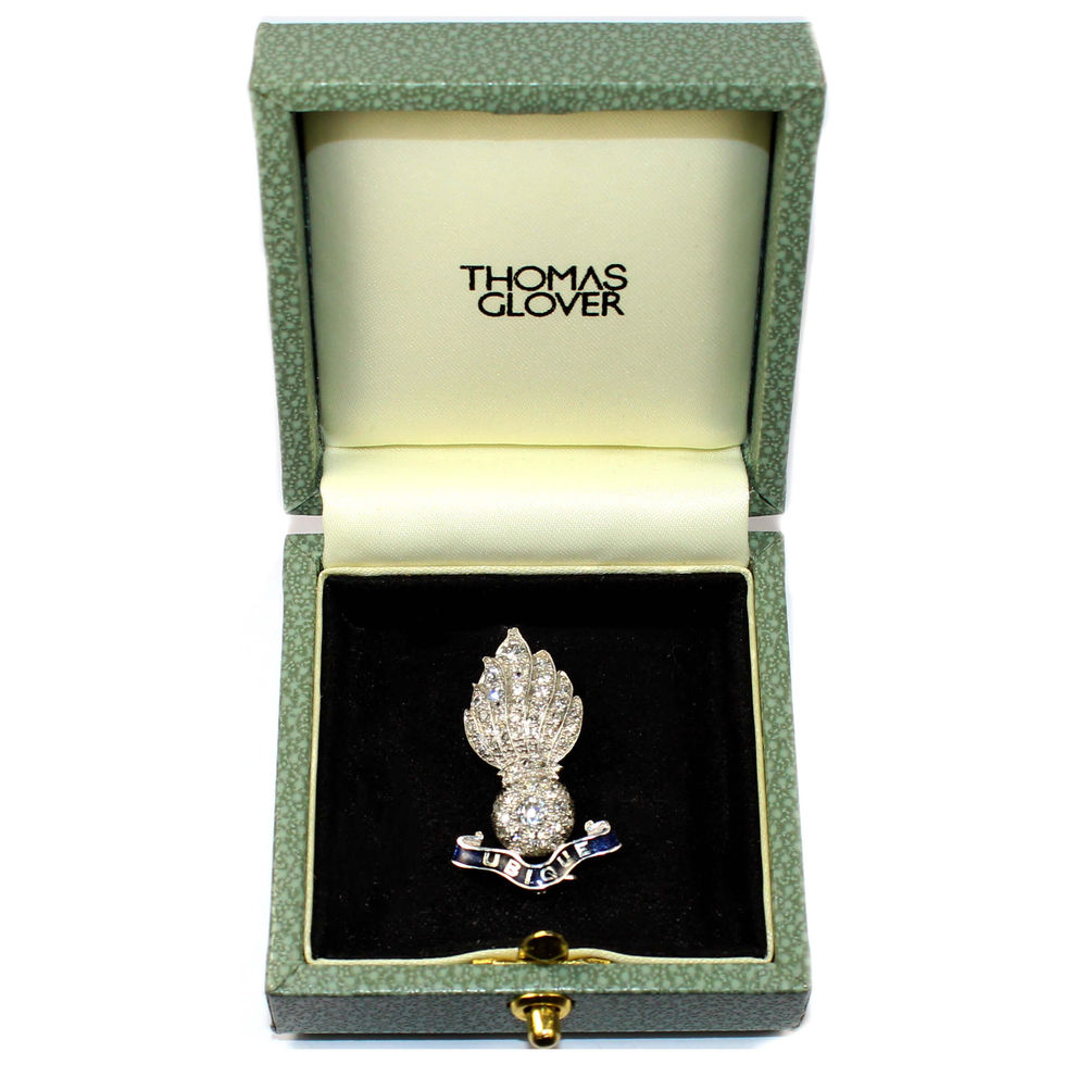 Royal Artillery Sweetheart Brooch