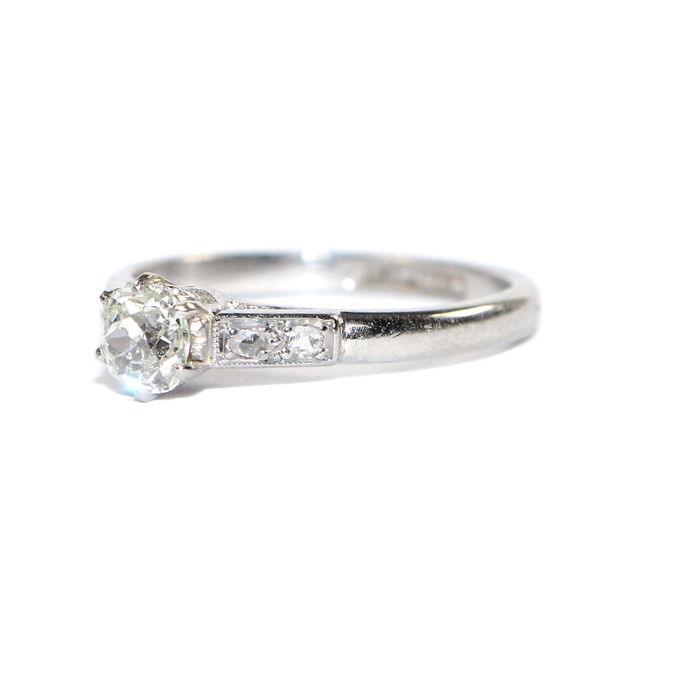 Art Deco Diamond Solitaire Ring
