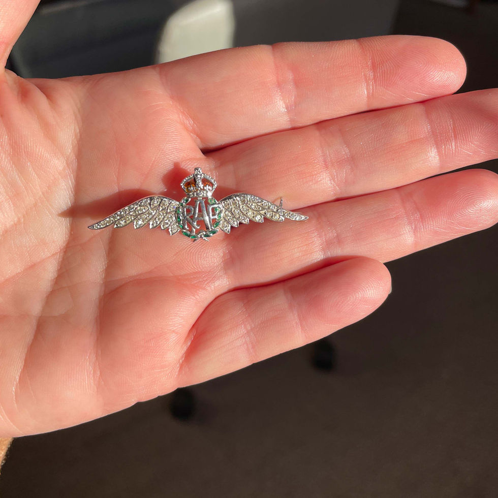 Vintage RAF Sweetheart Brooch UK