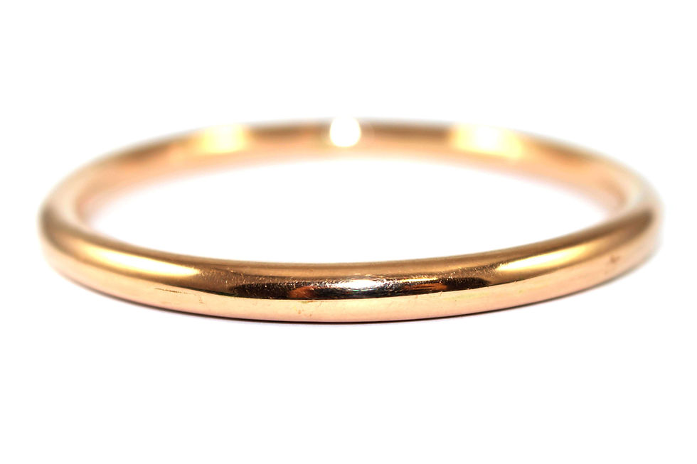 Art Deco Rose Gold Slave Bangle UK
