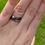 Thumbnail: Secondhand Cartier Ceramic Trinity Ring size 49
