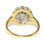 Thumbnail: Art Deco Diamond Engagement Halo Ring
