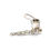 Thumbnail: Art Deco Diamond Angel Wing Earrings c.1940