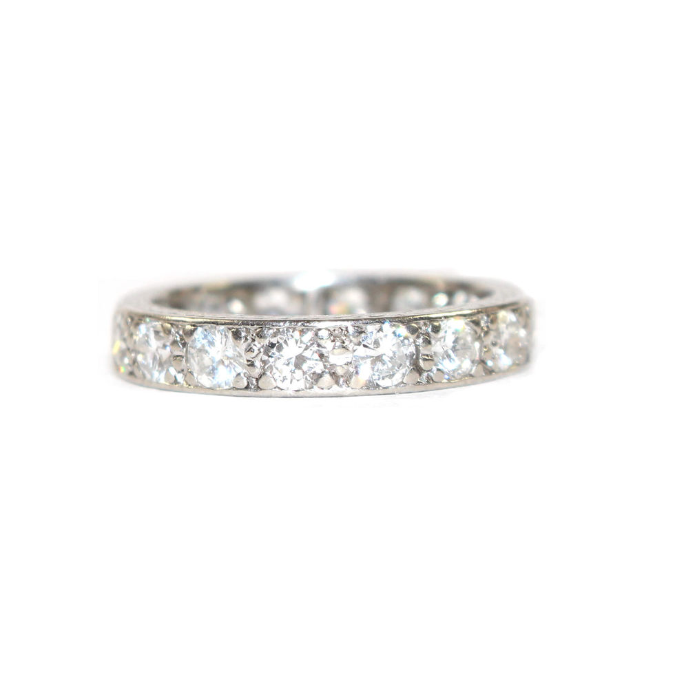 Antique Diamond Eternity Band Size K½