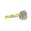 Thumbnail: Edwardian Diamond Cluster Ring c.1910