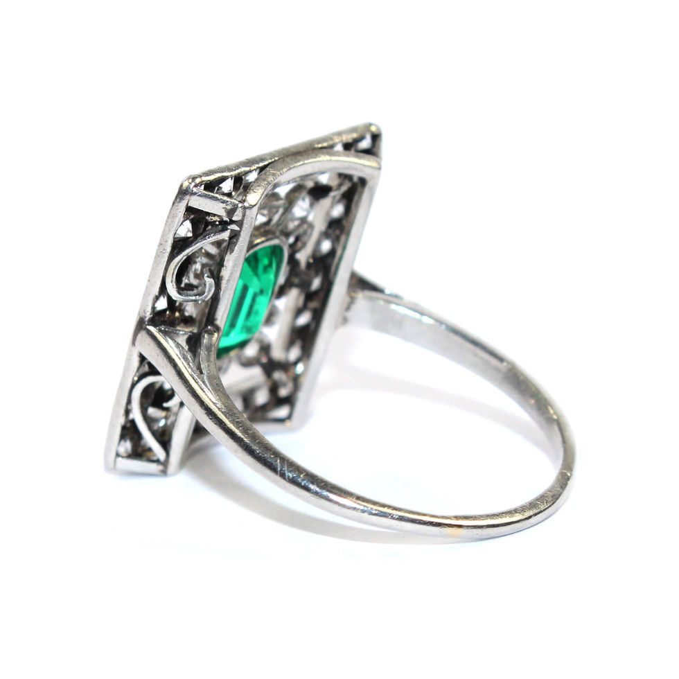 Art Deco Emerald jewellery London UK