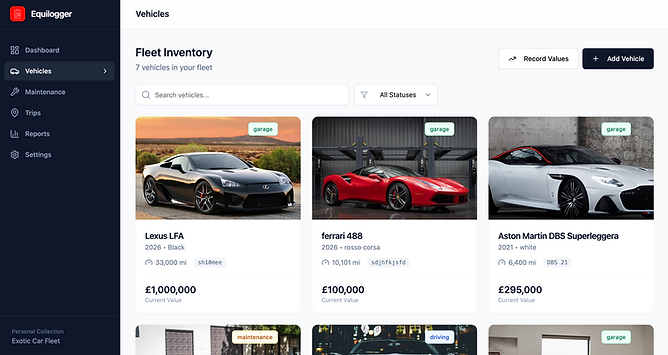 Equilogger | Vehicle Fleet Manager