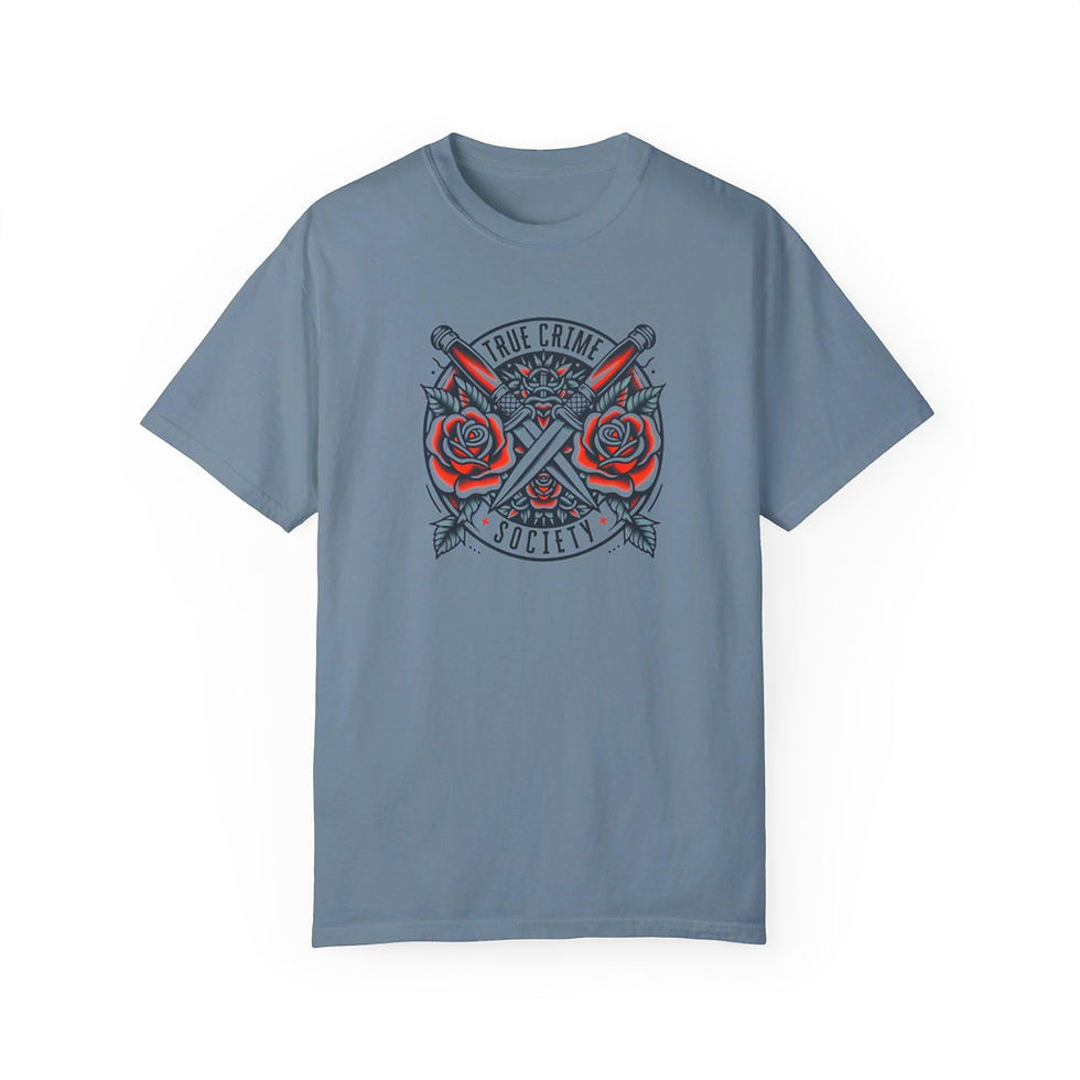 Thumbnail: True Crime Society American Tattoo Style Comfort Colors Shirt