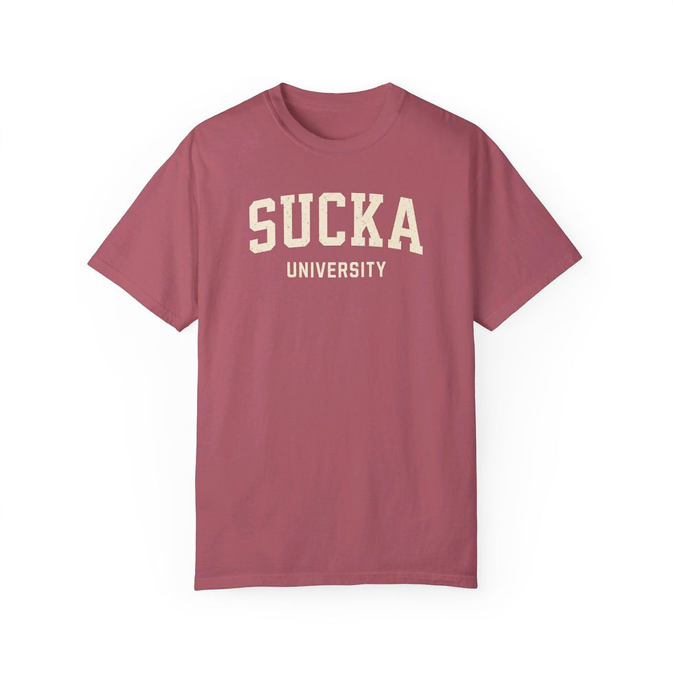 Thumbnail: SUCKA University Retro Shirt Comfort Colors 80's Slang Shirt