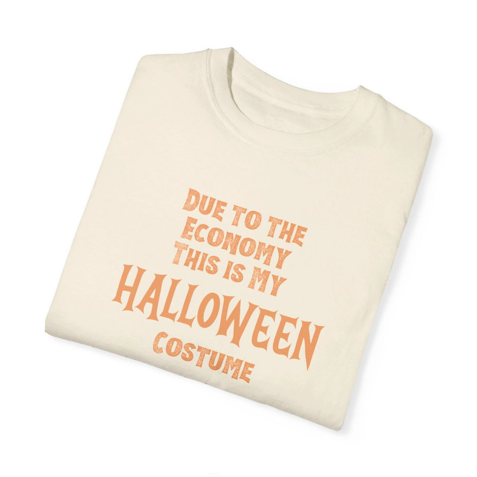 Thumbnail: Limited Edition Due to the Economy Costume Halloween Comfort Colors Shirt