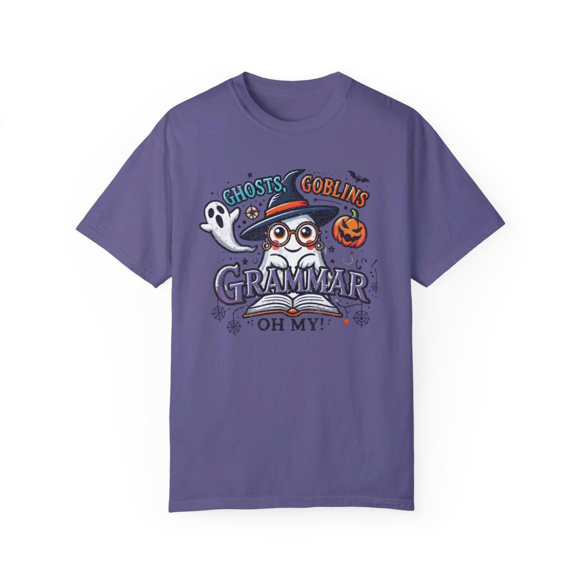Halloween Ghosts Goblins Grammar Comfort Colors Shirt