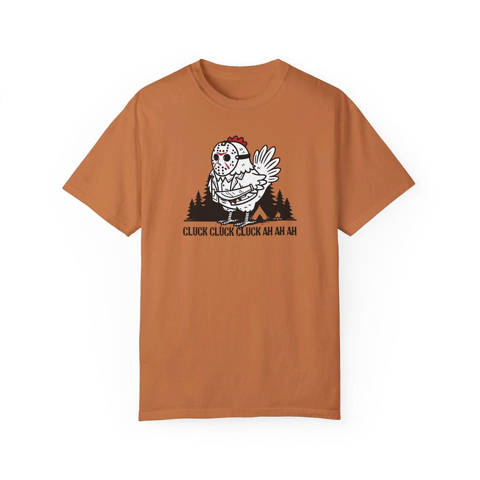 Thumbnail: Limited Edition Halloween Chicken Friday the 13th Comfort Colors Funny Shirt